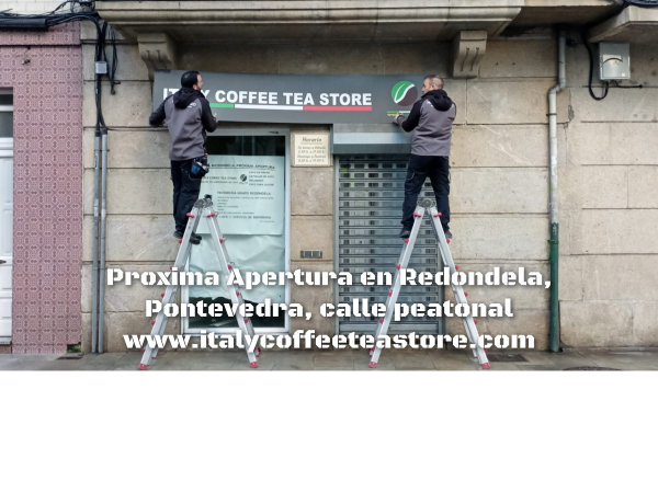 Abre o reforma tu Tienda-degustación-distribución Italy Coffee Tea Store zona en local que ya es altamente rentable de por si y mas visitando empresas y tiendas donde el personal toma café y te o invitan a clientes