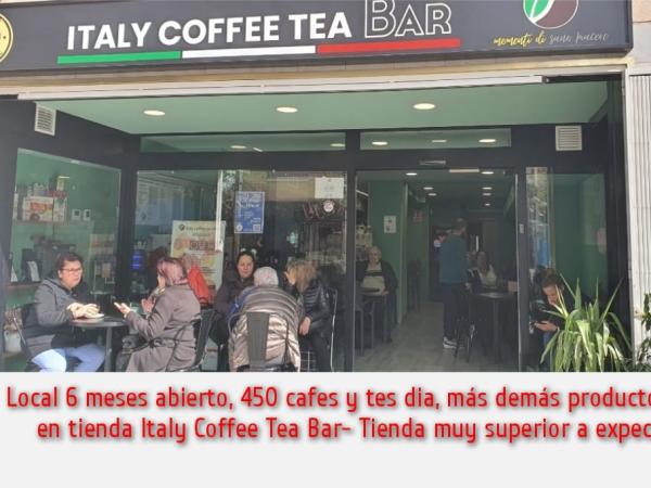 Italy Coffee Tea Store, bar, cafetería, tienda, distribución, éxito = diferenciación.